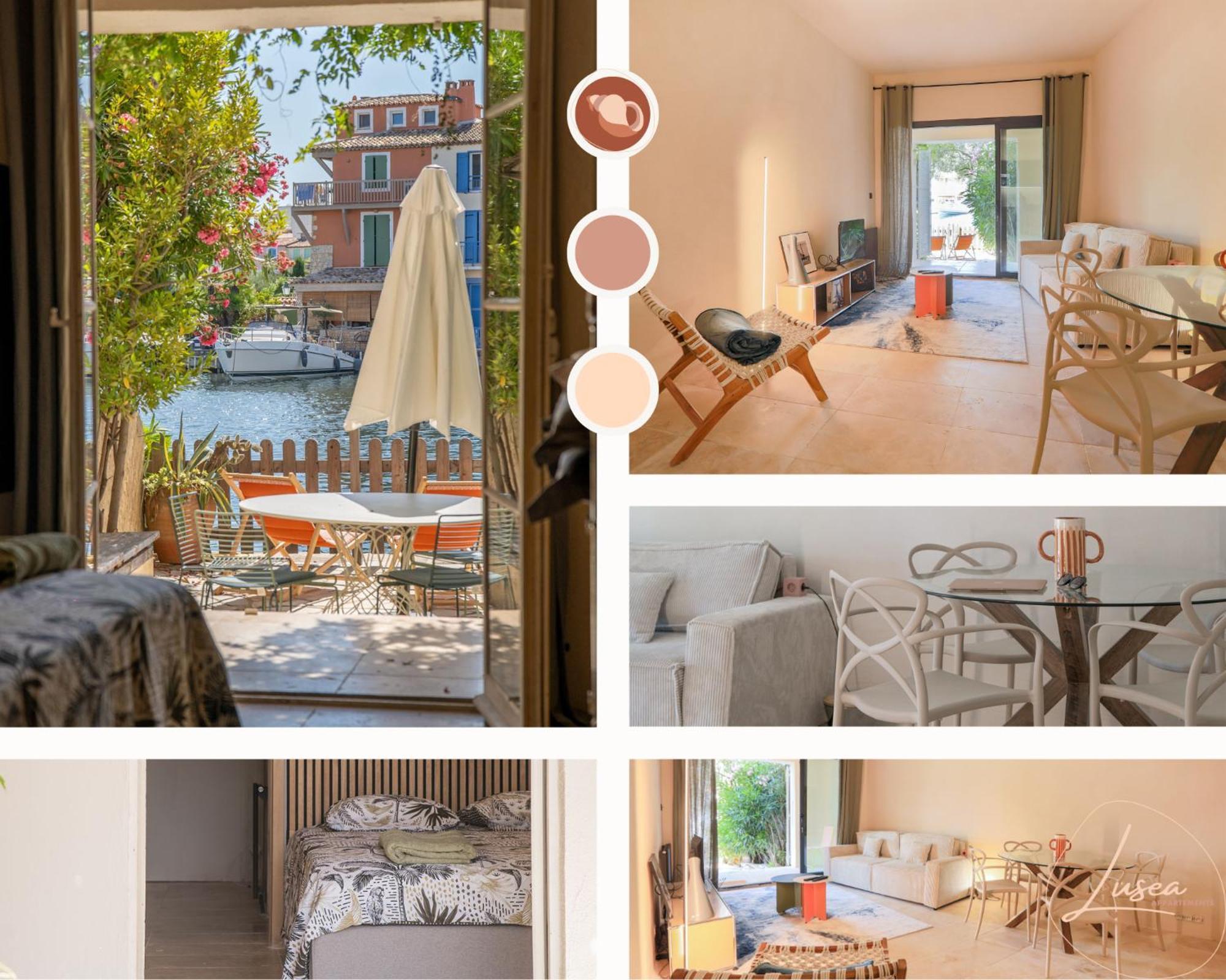 Appartement Amour Terrasse Sur L'Eau Grimaud Exterior photo